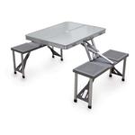 Picnic Time Aluminum Portable Folding Picnic Table & Seats - Thumbnail 1 of 4