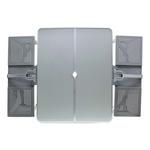 Picnic Time Aluminum Portable Folding Picnic Table & Seats - Thumbnail 2 of 4