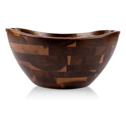 Picnic Time Mescolare Large Salad Bowl & Integrated Serving/Tossing Tools - Primary Image