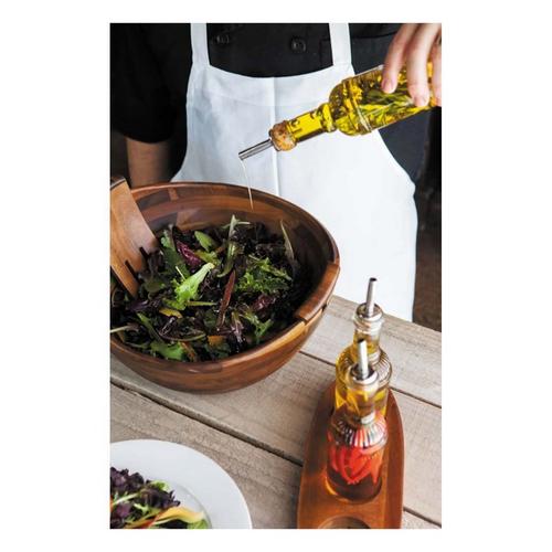 Picnic Time Mescolare Large Salad Bowl & Integrated Serving/Tossing Tools - Primary Image