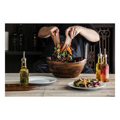 Picnic Time Mescolare Large Salad Bowl & Integrated Serving/Tossing Tools - Primary Image