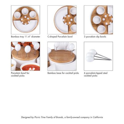 Picnic Time Symphony Appetizer Serving Tray Set - Primary Image