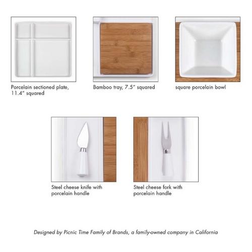 Picnic Time Peninsula Cutting Board & Serving Tray - Primary Image