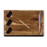 Picnic Time Delio Acacia Cheese Cutting Board & Tools Set - Thumbnail 2 of 6