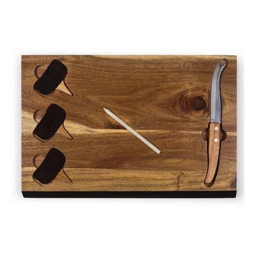Picnic Time Delio Acacia Cheese Cutting Board & Tools Set - Primary Image