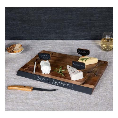 Picnic Time Delio Acacia Cheese Cutting Board & Tools Set - Primary Image