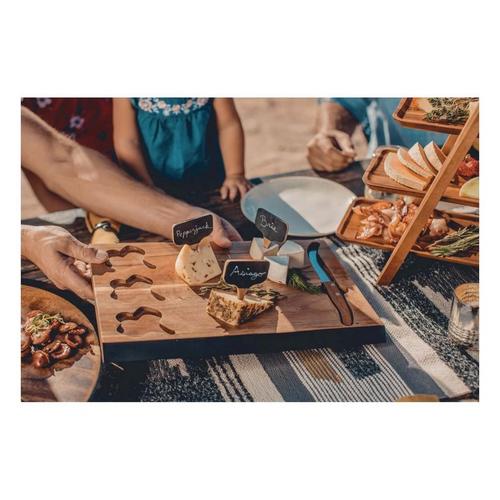 Picnic Time Delio Acacia Cheese Cutting Board & Tools Set - Primary Image
