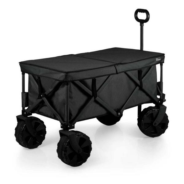 PICNIC TIME Elite All-Terrain Portable Utility Wagon & Table & Liner
