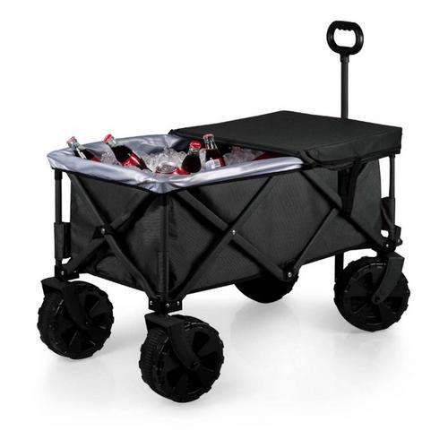Picnic Time Elite All-Terrain Portable Utility Wagon & Table & Liner - Primary Image