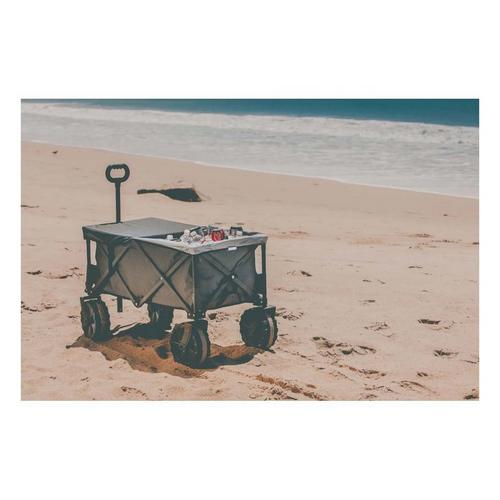 Picnic Time Elite All-Terrain Portable Utility Wagon & Table & Liner - Primary Image