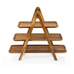 Picnic Time Collapsible 3 Tiered Serving Station - Thumbnail 2 of 8