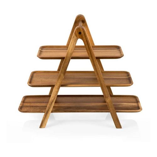 Picnic Time Collapsible 3 Tiered Serving Station - Primary Image