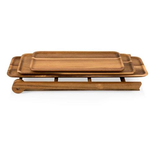 Picnic Time Collapsible 3 Tiered Serving Station - Primary Image