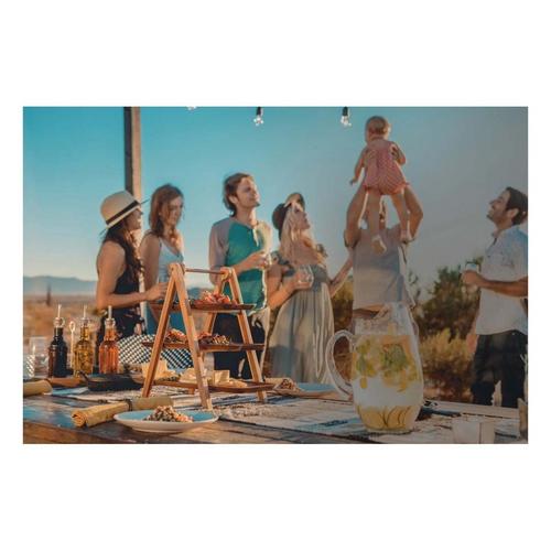 Picnic Time Collapsible 3 Tiered Serving Station - Primary Image