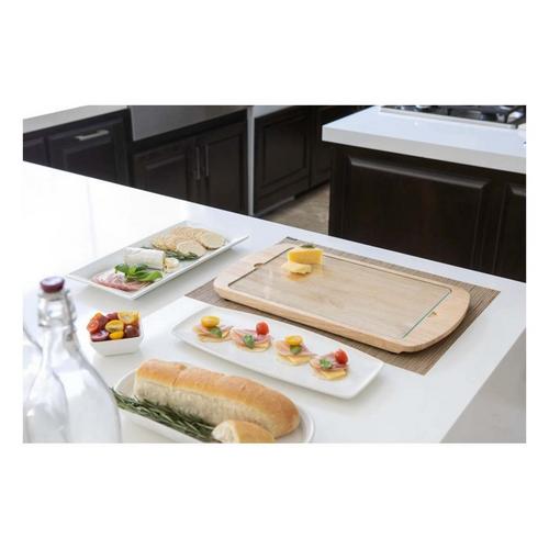 Picnic Time Billboard Glass Top Serving Tray - Primary Image