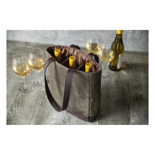 Picnic Time 3 Bottle Insulated Wine Cooler Bag - Primary Image