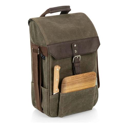 Picnic Time 2 Bottle Insulated Wine & Cheese Cooler Tote - Primary Image