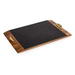 Picnic Time Covina Acacia and Slate Serving Tray - Thumbnail 1 of 5