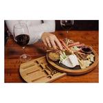 Picnic Time Insignia Acacia and Slate Serving Board & Cheese Tools - Thumbnail 6 of 6
