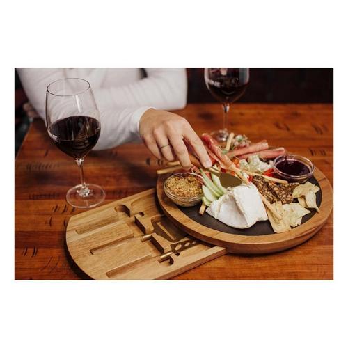 Picnic Time Insignia Acacia and Slate Serving Board & Cheese Tools - Primary Image