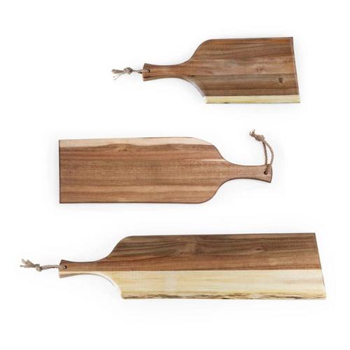 Picnic Time Set of 3 Artisan Serving Planks (18", 24", 30") - Primary Image