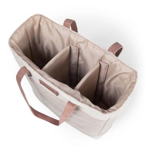 Picnic Time Pinot Jute 3 Bottle Insulated Wine Bag - Primary Image