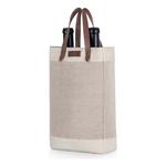 Picnic Time Pinot Jute 2 Bottle Insulated Wine Bag - Thumbnail 2 of 6