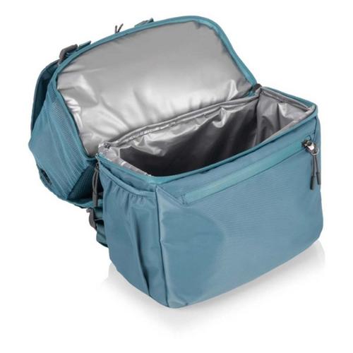 Picnic Time Wet Dry 2 Section Recycled Backpack Cooler, (Halo Gray) - Primary Image
