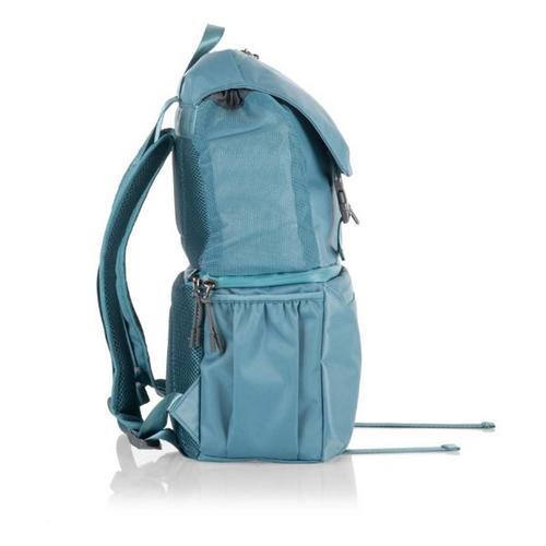 Picnic Time Wet Dry 2 Section Recycled Backpack Cooler, (Halo Gray) - Primary Image
