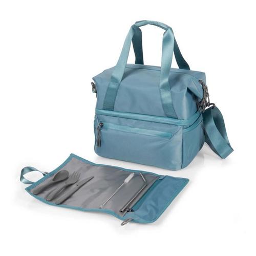 Picnic Time Tarana Recycled Lunch Bag Cooler & Utensils - Primary Image