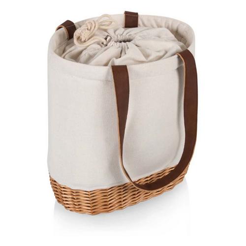 Picnic Time Pico Willow and Canvas Lunch Basket - Primary Image