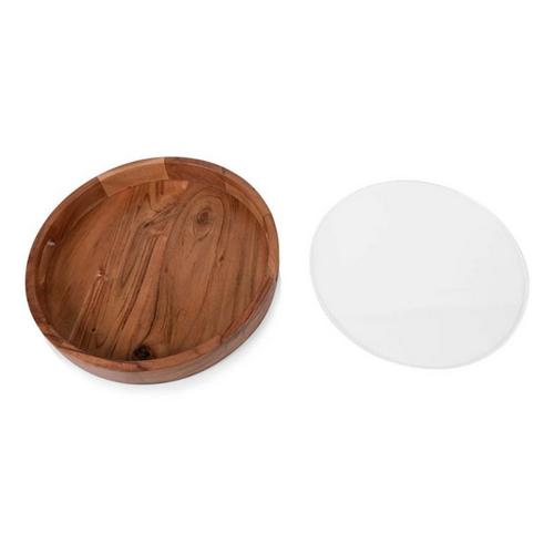 Picnic Time Barista Serving Tray & Glass Insert - Primary Image