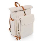 Picnic Time Carmel Roll Top Picnic Backpack Cooler with Utensil Set & Glass Water Bottles - Thumbnail 3 of 9