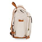 Picnic Time Carmel Roll Top Picnic Backpack Cooler with Utensil Set & Glass Water Bottles - Thumbnail 4 of 9