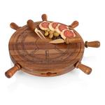 Picnic Time Helmsman Lazy Susan Cheese Board & Tool Set - Thumbnail 5 of 7