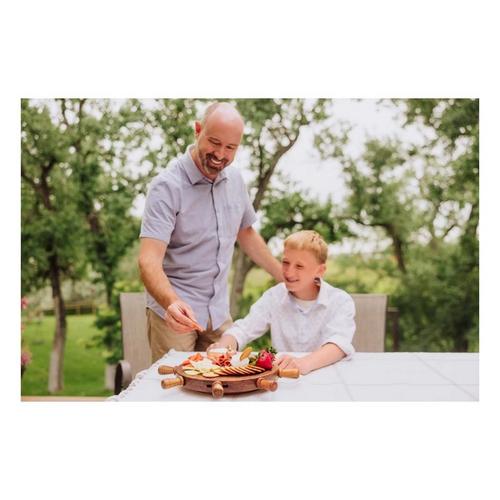 Picnic Time Helmsman Lazy Susan Cheese Board & Tool Set - Primary Image