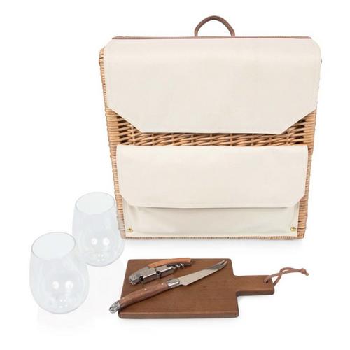 Picnic Time Corsica Grande Wine & Cheese Basket Backpack - Primary Image