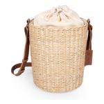 Picnic Time Palermo Insulated Bucket Tote & Leather Straps - Thumbnail 1 of 6