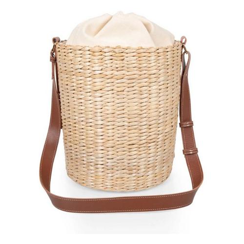Picnic Time Palermo Insulated Bucket Tote & Leather Straps - Primary Image