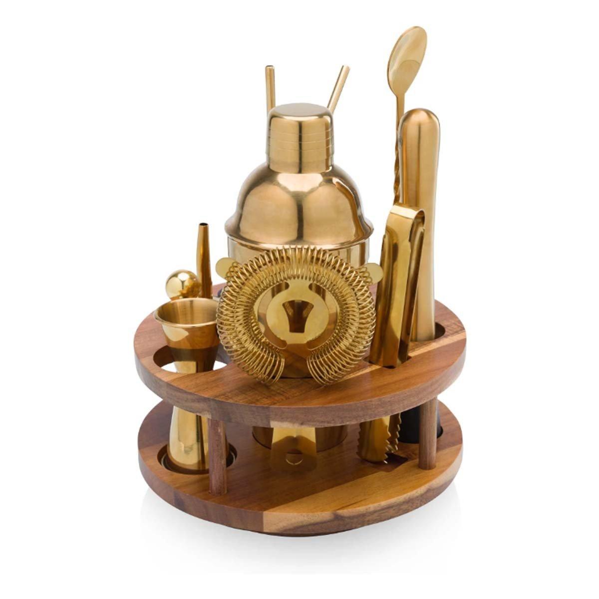Picnic Time Carousel Lazy Susan Bar Set - Thumbnail 3