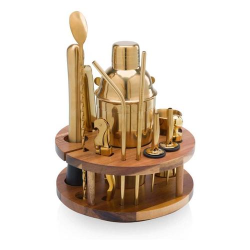 Picnic Time Carousel Lazy Susan Bar Set - Primary Image