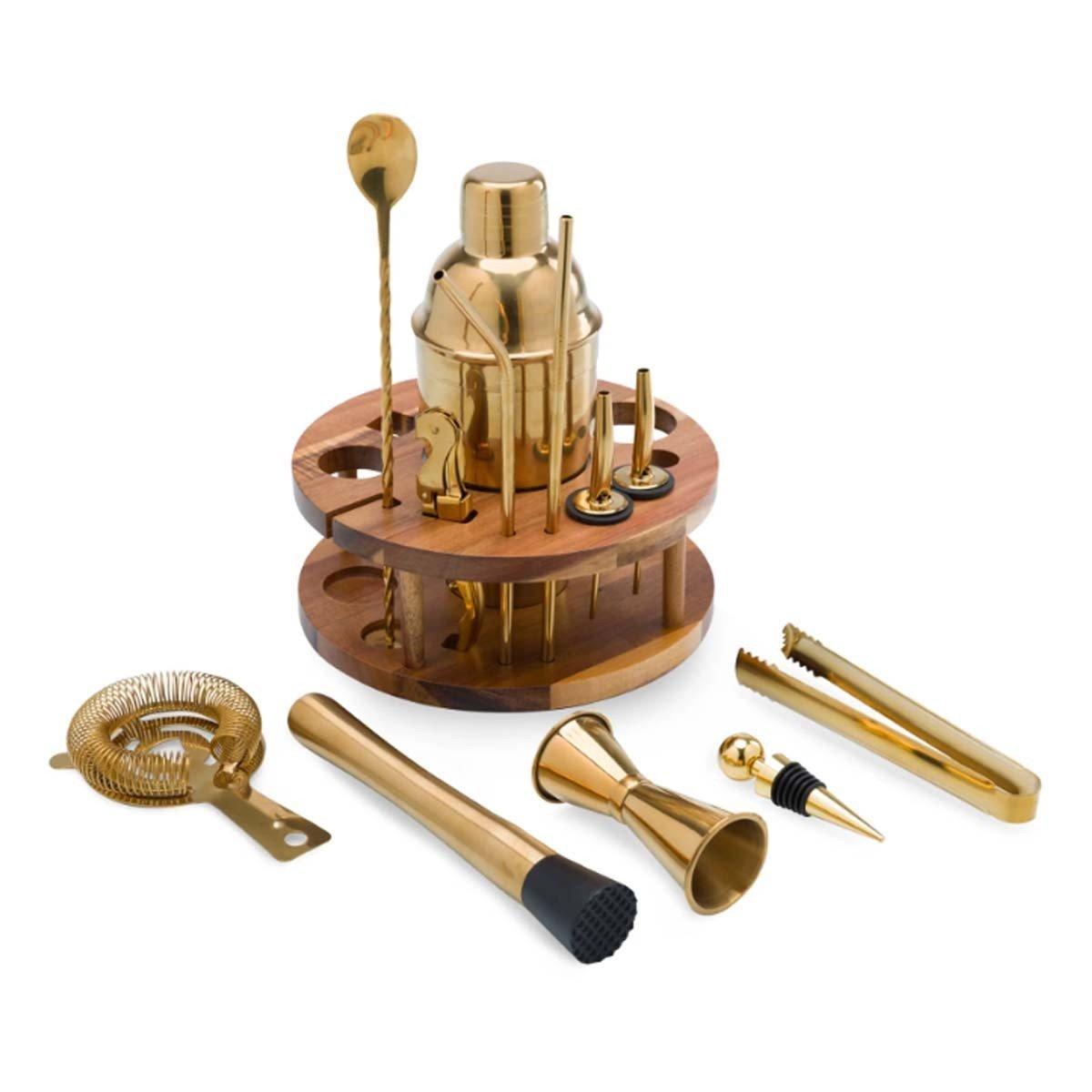 Picnic Time Carousel Lazy Susan Bar Set - Thumbnail 4
