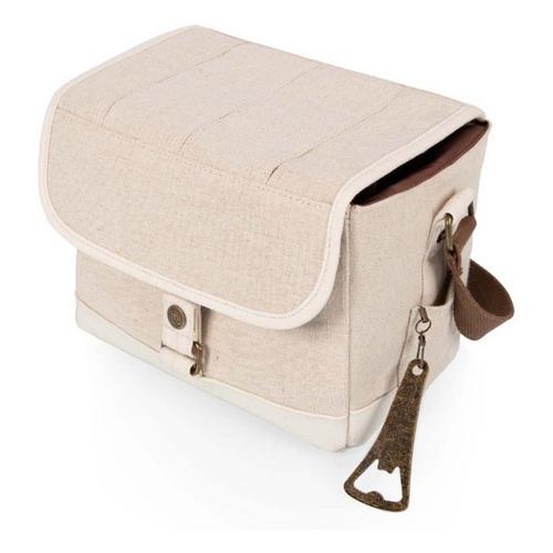 Picnic Time Beer Caddy Cooler Tote & Opener - Primary Image