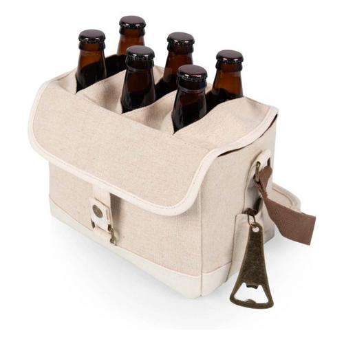Picnic Time Beer Caddy Cooler Tote & Opener - Primary Image