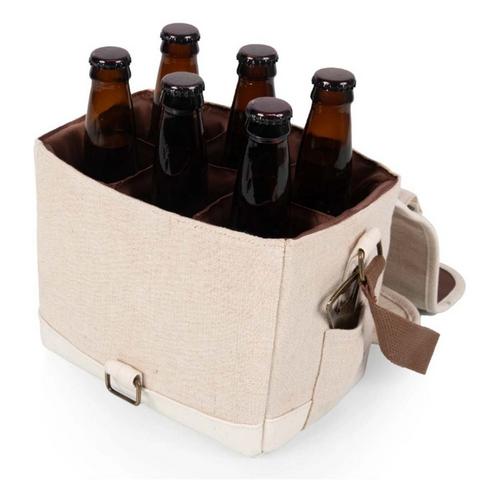 Picnic Time Beer Caddy Cooler Tote & Opener - Primary Image