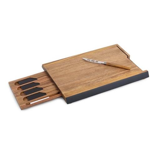 Picnic Time Formaggio Cheese Board and Tools Set - Primary Image