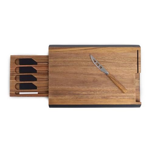 Picnic Time Formaggio Cheese Board and Tools Set - Primary Image