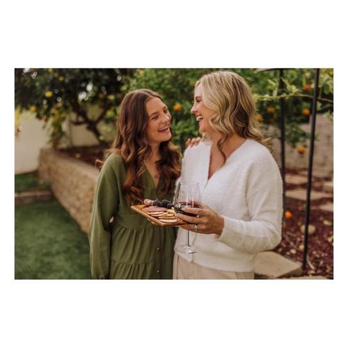 Picnic Time Rectangle Wine Appetizer Plate Set of 4 - Primary Image