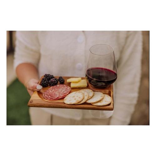 Picnic Time Rectangle Wine Appetizer Plate Set of 4 - Primary Image