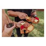Picnic Time Heart Shaped Wine Appetizer Plate Set of 4 - Thumbnail 7 of 7